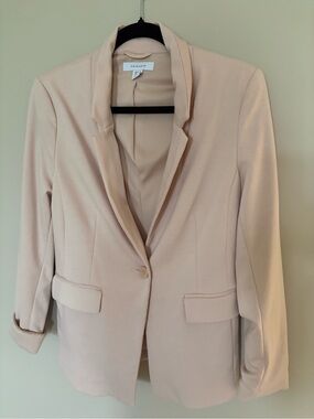 Primark Women's Pale Blush Tailored Single-Button Blazer